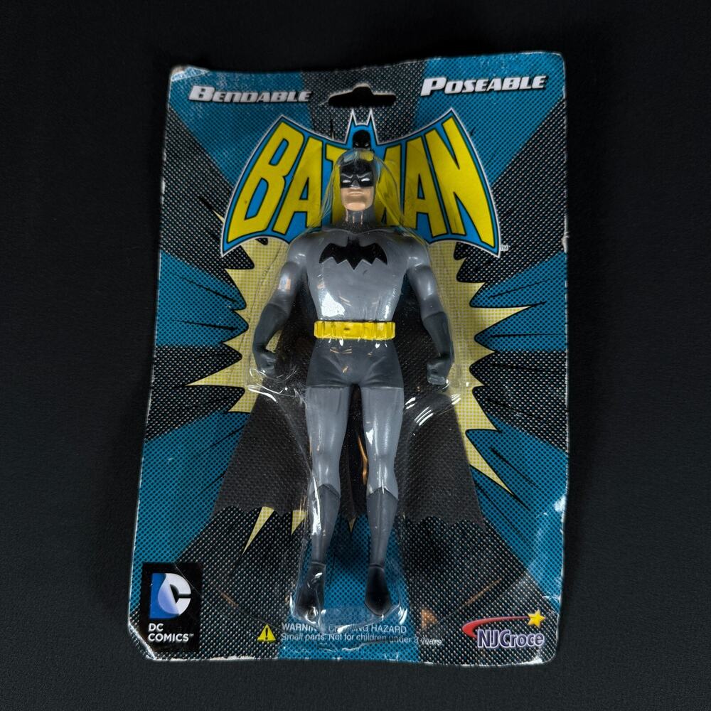 DC Comics NJCroce Batman Bendable Poseable Figure New 2013
